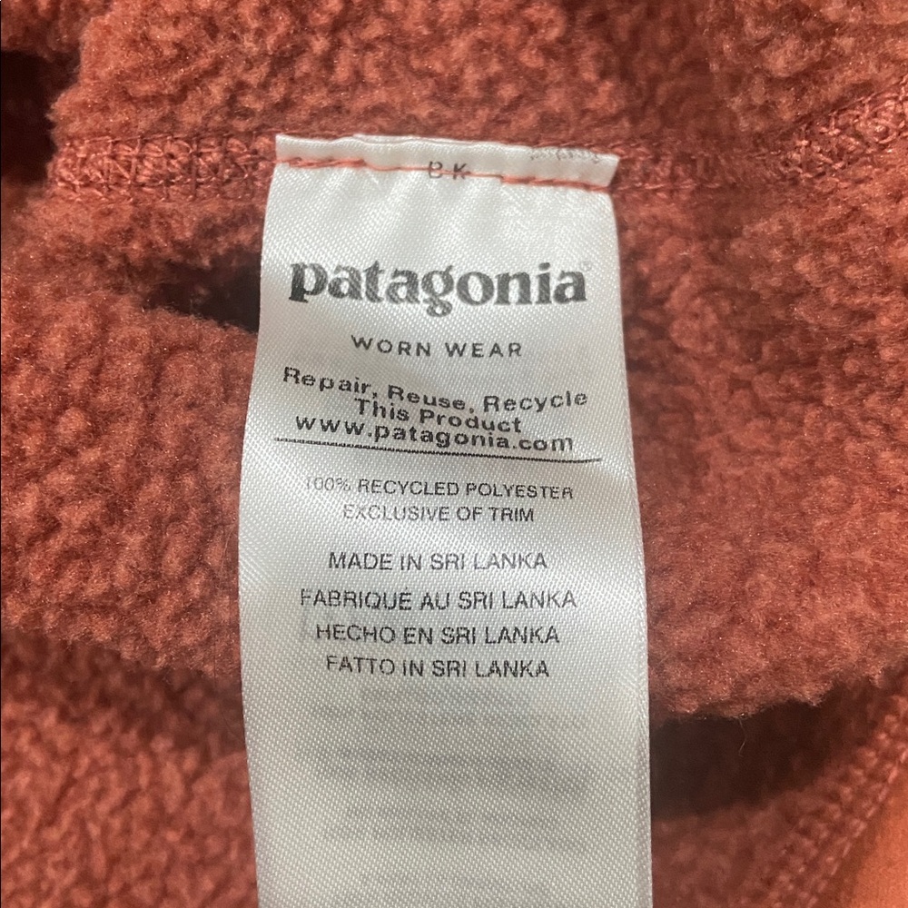 Patagonia Heathered Rust Quarter-Zip Pullover - Picture 8 of 11